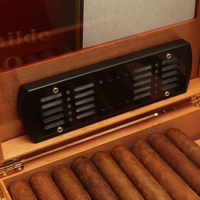 TISFA Cigar Humidifier, Cigar humidor humidifiers, Black Cuboid Humidor Humidifier (M) - Image 5