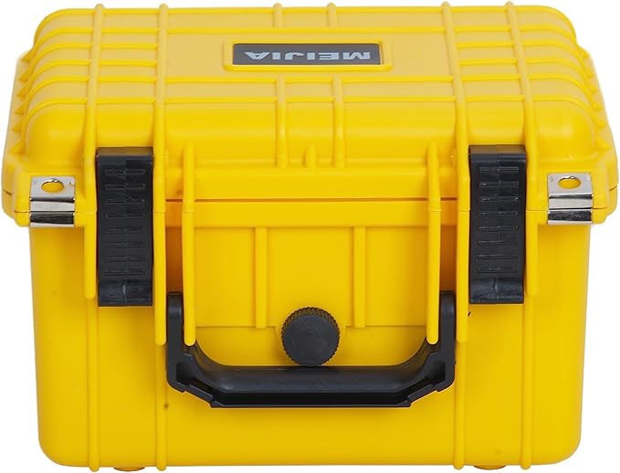 MEIJIA Portable All Weather IP67 Waterproof Camera Case,hard case with Customizable Fit Foam,Fit Use of Drones,Camera,Equipments,10.62 x9.68x6.87inches (Yellow) - Image 8