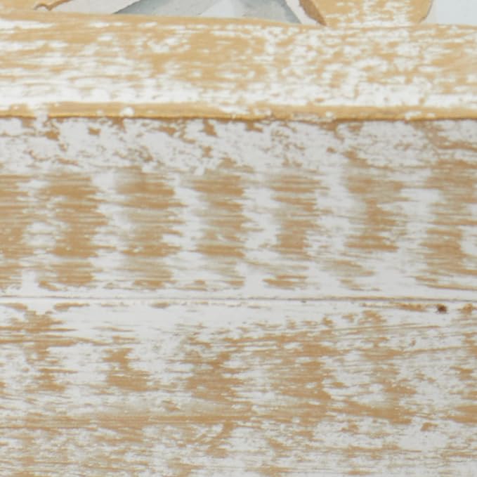 Deco 79 Mango Wood Floral Handmade Decorative Box Decorative Keepsake Boxes with Hinged Lid, Set of 3 Storage Boxes 8", 10", 12"W, White - Image 16
