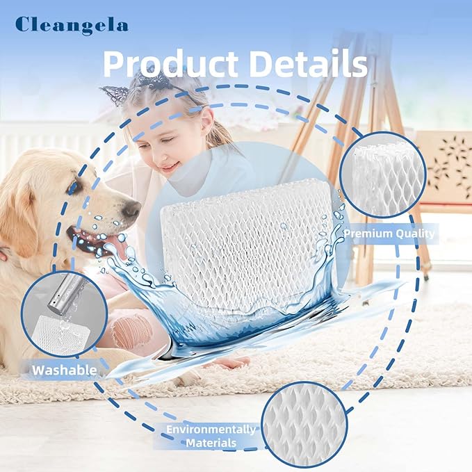 6 Pack WF813 EQWF813 Humidifier Filters Replacement Compatible with Equate EQ-2119-UL PCWF813 Relion RCM-832 RCM-832N ProCare PCCM-832N Cool Mist Humidifier Replacement Filter - Image 3