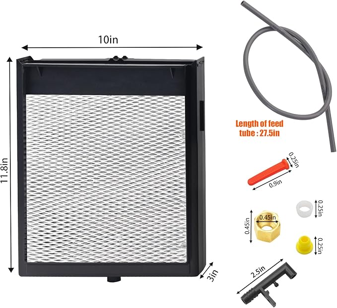 4793 Humidifier Maintenance Kit with Model No. 10 Water Panel Humidifier Filter for AprilAire Whole-House Humidifier Models 558 550 Replacement Filter - Image 2