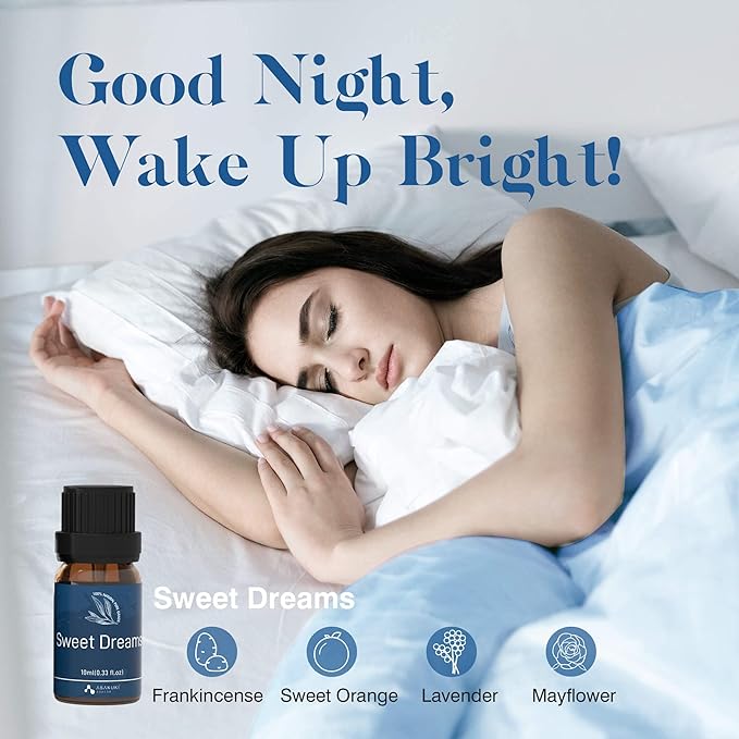 ASAKUKI Essential Oil Blends, Essential Oils for Diffusers for Home, Well-Being Kit- Calm Mind, Sweet Dreams, Happy, Relax, Air Freshening, Immunity for Aromatherapy, Humidifiers, Massage, 6x10ml - Image 2