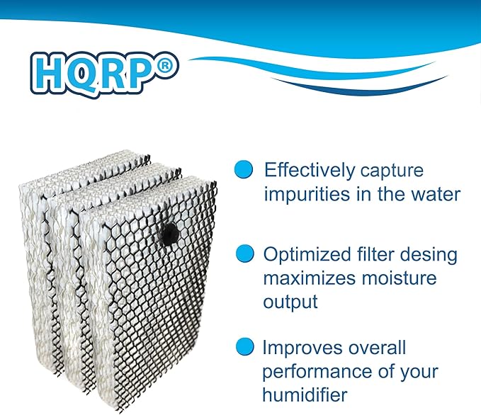 HQRP 108-Pack Wick Filters Compatible with Bionaire BWF100, BCM630, BCM730, BCM645, BCM646, BCM655, BCM657, BCM658, BCM658C, BCM658SC, BCM7305 Humidifiers (36 * 3X) - Image 2