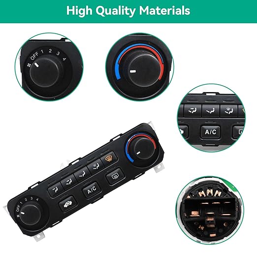 79600-S84-A21ZA Heater A/C Climate Control Module Compatible with Honda Accord 2000 2001, Heater Control Switch Module Panel, 79600S84A21ZA HVAC Control Panel Original Air Conditioning Control - Image 2