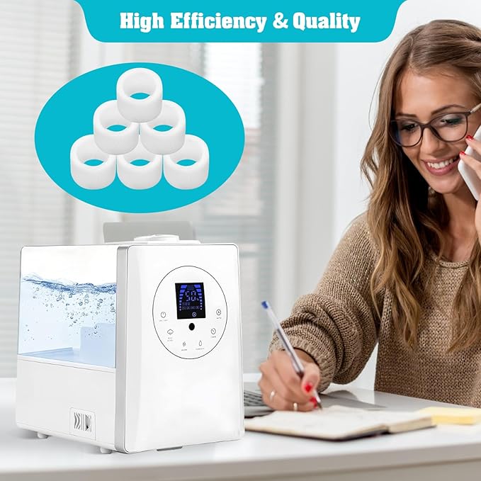 36-Pack Humidifier Replacement Filters Compatible with LEVOIT Classic160/Dual 200S/Dual 150/Classic 300/OasisMist450S/LV600S/Superior 6000S,Top Fill Humidifiers Filters - Image 7