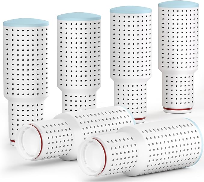 Leemone 6-Pack Humidifier Demineralization Cartridge Compatible with Dreo Humidifiers HM311/311S, HM306, HM409S, Prevents Hard Water Build-Up, Filters Mineral Deposits, Eliminate White Dust by Leemone