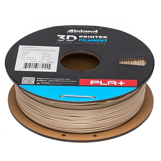 INLAND Micro Center PLA+ 3D Printing Filament 1.75mm - PLA Pro Dimensional Accuracy +/- 0.03 mm - 1kg Cardboard Spool (2.2 lbs) (2 Pack Bone White, 1.75mm) - Image 8