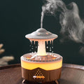 Raindrop Humidifiers for Bedroom -Essential Oil Diffuser with 7 Colors LED Lights,Air Humidifiers,Cool mist humidifier with 4 timers,Vaporizers for nursery,family,bedroom and office(No remote control) by fuliyingAhealthierhome