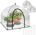 24.5″ *24.5″ *20.5″, Mini Greenhouse Winter Plant Warm Covers - Raised Bed Cover for Seed Starting, Warm Tent Freeze Protection Humidity Domes for Gardening & Winter Shelter and Protecting Plants 2pcs by CHPPEY