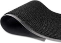 MaxMat® Extra Large Commercial Door Mat, Rubber Border Heavy Duty Door Mat, Waterproof, Low-Profile, Easy to Clean, Rubber Entry Mat. (Black, 3 x 6 feet) by MaxMat