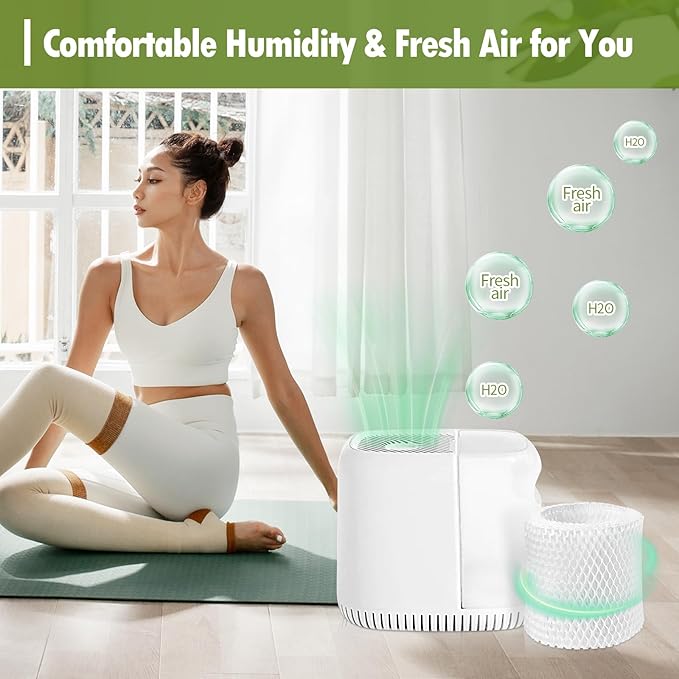 Humidifier Wicking Replacement Filter Compatible with Canopy Bedside and Nursery Humidifiers, Paper Filter, 6-Pack - Image 6