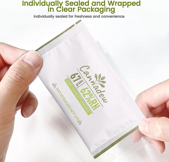62% Two-Way Humidity Control Packets, 67g (10 Pack) – Moisture Absorbers & Hydration Packets for Storage - Image 6