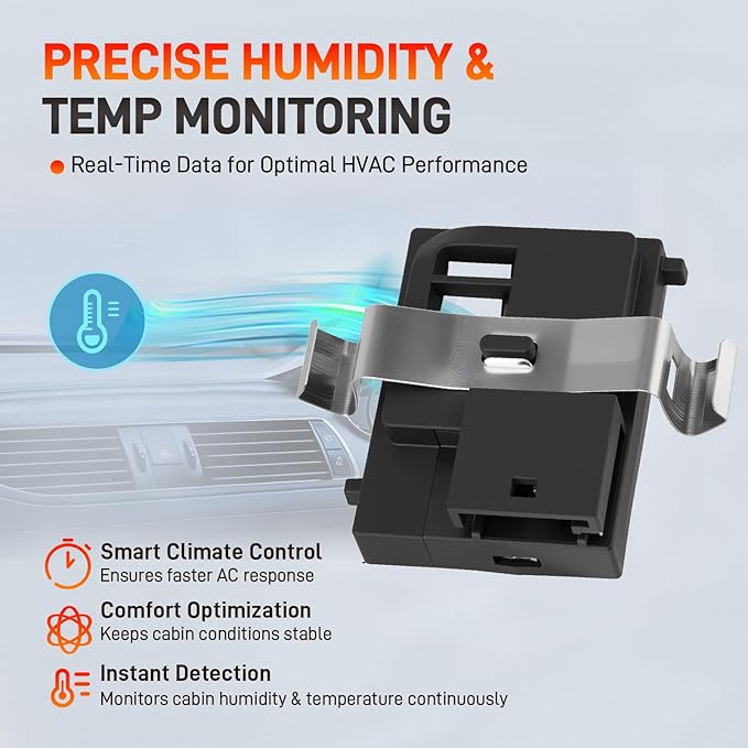 55111389AF HVAC Humidity Sensor Compatible with Jeep Grand Cherokee Compass, Dodge Ram 1500 Durango Challenger Charger Journey Dart, Pacifica Voyager 200 300, 2011-2023, Replace# 926-369 55111389AD - Image 5