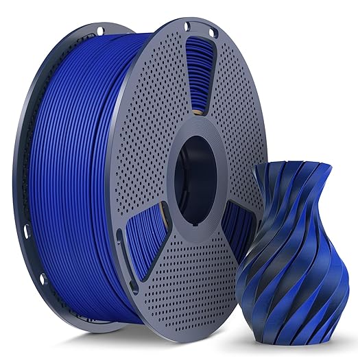 Matte PLA Filament 1.75mm, 1kg(2.2lbs) 3D Printer Filament, Smooth Matte Finish, Less Brittle, Dual Color Appearance from Different Angles, BlackBlue by YOOPAI