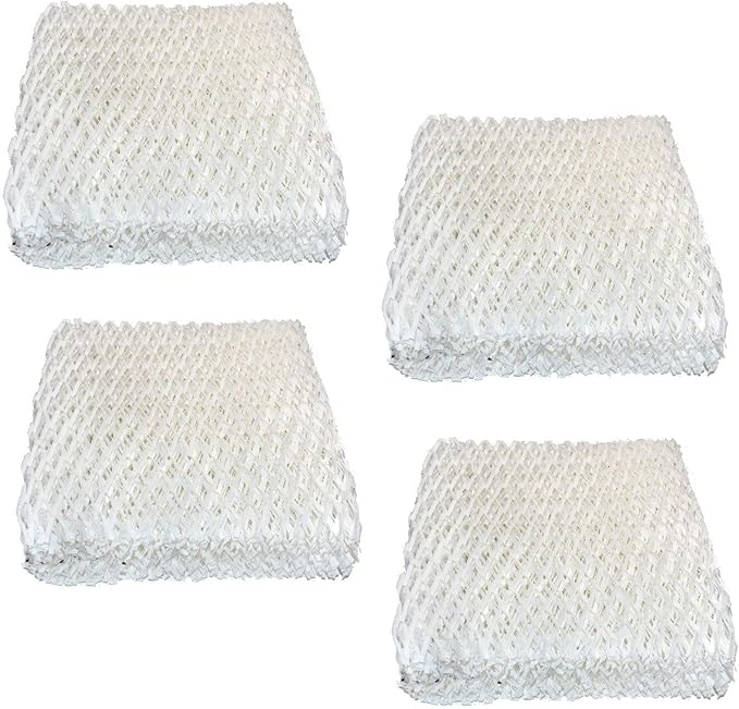 HQRP Pack of 4 Humidifier Wick Filters Compatible with Honeywell HAC-500 Compatible with Honeywell HCM-3000 / HCM-3003 Humidifiers by HQRP