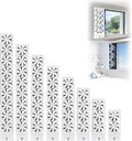 Retractable Window exhaust fan No need to drill holesembed ded installation Metal Casement Window Fan Adjustable Wind Speed Air Flow for Bedroom Kitchen Office(White,23.6-25.6) by Unknown