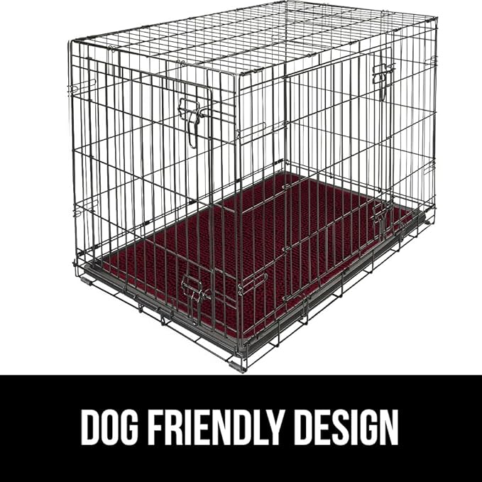 GORILLA GRIP SOAKSTOPPER Dog Door Mat, 70x24 Machine Washable Rug Absorbent Doormat Captures Moisture Mud Dirt, Quick Dry Soft Chenille Entryway Rugs Indoor Entrance Mats for Dog Paws, Burgundy - Image 8