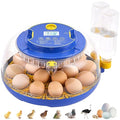 18 Egg Incubator with Auto Turn & Humidity Control, 360° View Poultry Hatcher for Chicken/Duck/Turkey/Quail Eggs - Incubator for Hatching Eggs by Unknown