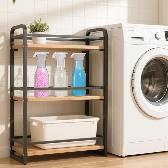 3 Pack Laundry Detergent Dispenser with 5 Labels, 40 OZ Plastic Fabric Softener Bottle, Reusable Detergent Container, Laundry Room Organizer for Liquid Soap Powder Bleach Scent Booster Beads - Image 7