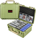 Graded Card Case Storage Box: Sports Trading Cards Holder for PSA BGS SGC Slabs, Baseball Football MTG Deck Booster Magic Binder Card Organizer with Dividers, Collector Carry Display Box (800+ Cards) by HOSOCASE