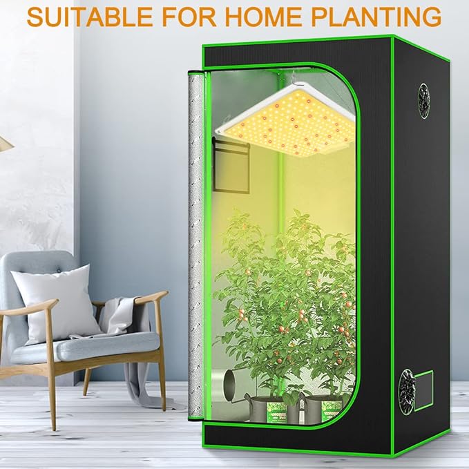 LED Grow Light, SP1000 Sunlike Full Spectrum Dimmable Plant Lights with Thermometer Hygrometer, Growing Lamps for Indoor Plants Seedlings Veg Bloom 2x2/3x3 Ft Coverage - Image 6