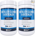 Essential Values Universal Descaler - Espresso Descaling Solution - Coffee Machine Cleaner - Critic Acid Tea Kettle Urn Water Distiller Cleaner - Manufactured in USA - 2 Pack by EssentialValues