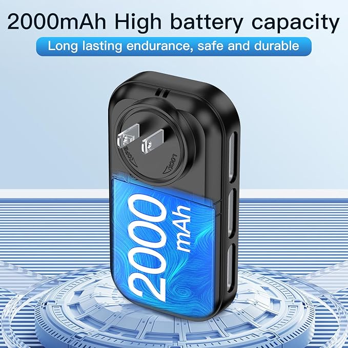 4IN1 Plug in Smoke & Carbon Monoxide Detector Combination Builti-in 2000 mAh Backup Battery HD Screen [Smoke CO Temp Humidity Sensor] Alarm for Home Travel Hotel Indoor (Black) - Image 2