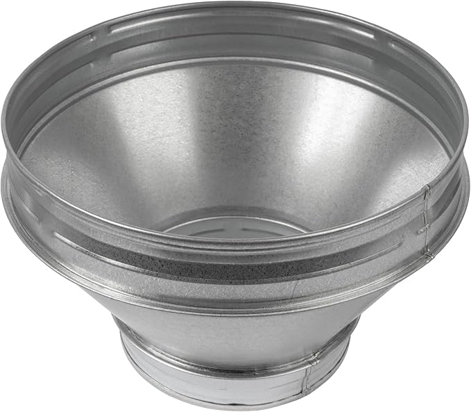 Vent Systems 10" Inch to 6" Inch Duct Reducer – Galvanized Steel HVAC Pipe Adapter Connector for Ventilation Exhaust and Grow Tents – Durable Metal Transition Fitting for Heating and Cooling - Image 6