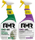 RMR Brands DIY Mold & Stain Remover Bundle, Complete Mold Killer & Mildew Prevention Kit, Disinfectant Spray, Includes 2-32 fluid ounce Bottles by RMRBrands
