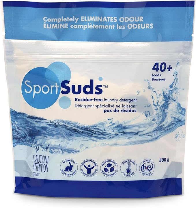 Sport Laundry Detergent, Odor Eliminator Technology, Laundry Soap for Workout Clothes and Everyday Use - Sport Suds 500grams by HOMEPAGE