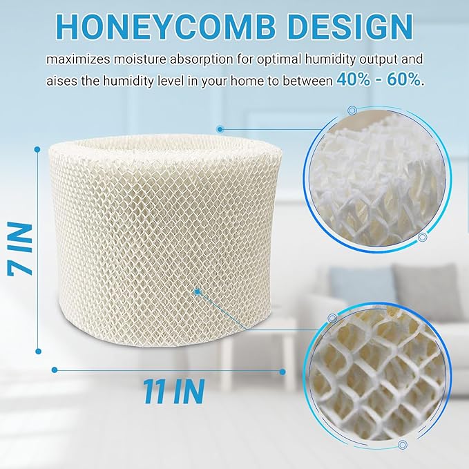 Lemige 3 Pack HC14 Filter E Replacement for Honeywell humidifier HC-14 Series HC-14V1 HC-14 HC-14N, Models HCM-6009 HCM-6011 HEV680 HEV685 Series - Image 3