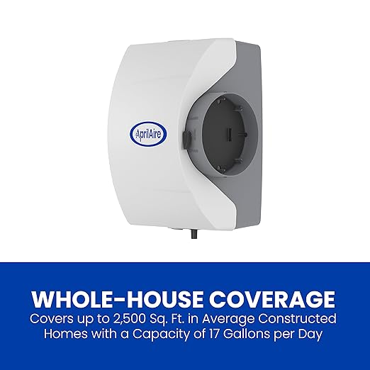 AprilAire 400M 17-gal. Whole-House Evaporative Humidifier with Manual Control for up to 5,000 sq. ft. + AprilAire Model 5843 Humidifier Installation Kit - Image 4
