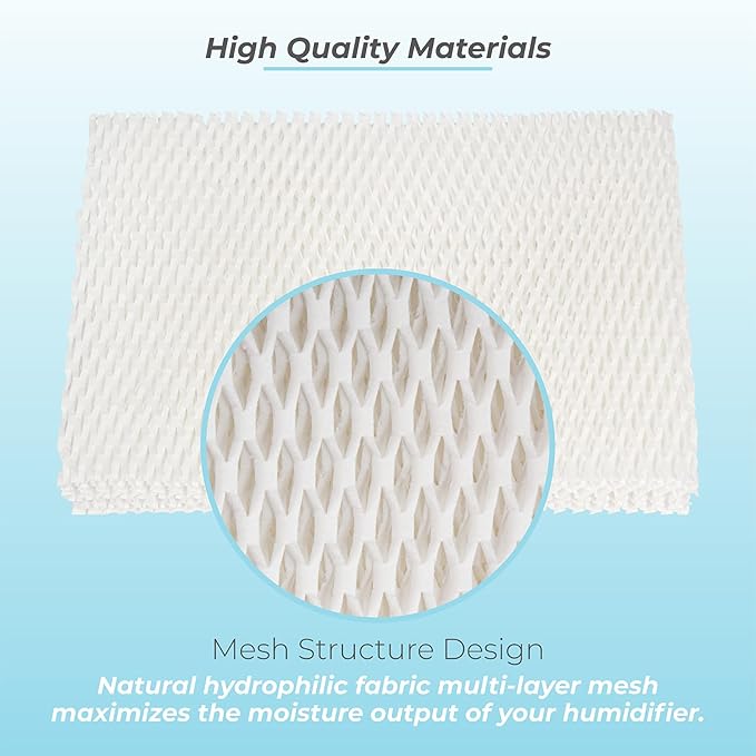 ANTOBLE 4 Pack MD1-0034 Humidifier Wick Replacement Filters Compatible with Vornado EVAP2, EVAP40, EV100, EV200, EVDC300, EVDC500, EVDC505 Evaporative Humidifiers - Image 3