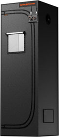 Spider Farmer 2x2x6 Grow Tent 2025 New, 24"x24"x72", with Hook for Controller, View Window, Side Buckle for Door, 1680D Thicken Mylar Canvas for Indoor Hydroponic Growing for SF1000, SE1500, G1500 by SpiderFarmer