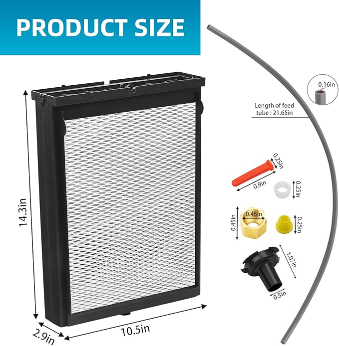 4839 Humidifier Maintenance Kit, No. 35 Water Panel Humidifier Replacement Filter, Fits for Aprilaire Whole Home Humidifier Models: 600, 600A, 600M - Image 2