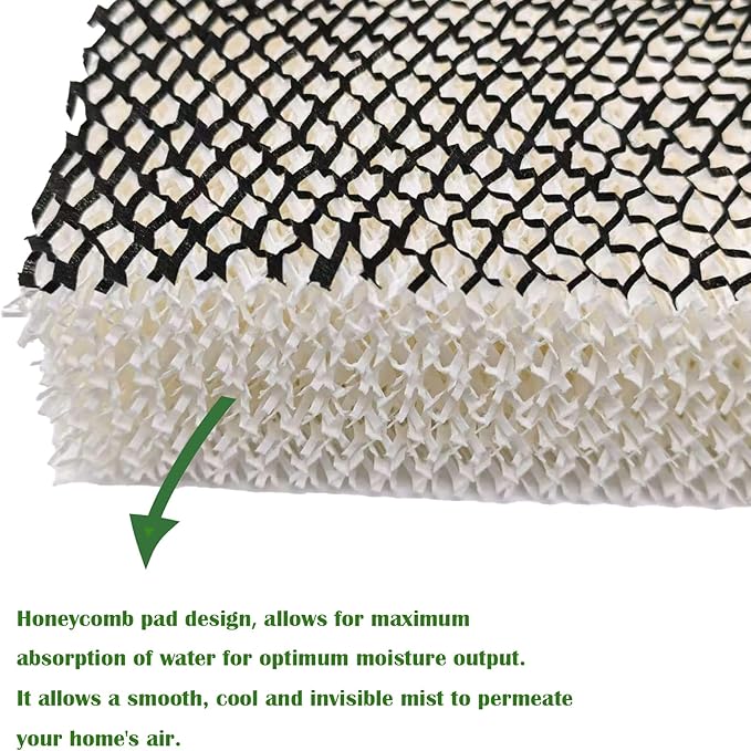 900 Wick Filter for Bionaire & Holmes C22, C33, W2, W2S, W6, W6H, W6S, W7, W9, W9H, W9S | Compatible with Parts 900, 900CS, 900X | 3-Pack Moisture Absorption Honeycomb Filter - Image 3