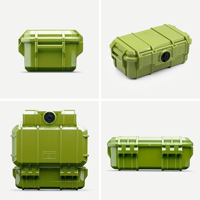 Evergreen 57 Waterproof Dry Box Protective Case with Pick & Pluck Foam - Travel Safe/Mil Spec/USA Made - for Cameras, Phones, Hiking, Boating, Water Sports, Action Cams (Green) - Image 2