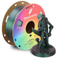 Polymaker Panchroma Green Color Changing PLA, 1.75mm, 1KG, Glitter Starlight Comet 3D Printer Filament, Hides Layer Lines, Easy to Print, Tangle Free, AMS Compatible, Works with Most FDM Printers by Polymaker