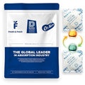 Dry & Dry 50 Gram [14 Packets] Orange Indicating Silica Gel Packets Desiccants - Food Safe Silica Packs, Silica Gel, Silica Packets, Desiccant Packs for Food Storage by DryDry