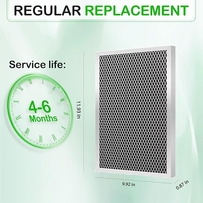 2 Pack 5443 Dehumidifier Filter MERV 8 Replacement Compatible with Dehumidifier Models: 1830, 1850, 1852 and Ventilators 8191, 8192 10x12x1 Filter Upgrade (2) - Image 5