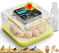 Egg Incubators for Hatching Eggs, 12 Egg Incubator with Automatic Egg Turning and Humidity Control, Incubator for Chicken/Quail/Duck Eggs with Temperature Control/LED Egg Candler, 360 Degree View by Unknown