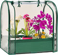 Mini Tabletop Garden Greenhouse Nursery Plant Cover Tent Humidity Domes for Indoor and Outdoor Home Gardening Germination and Seedling Propagation - 28x20x28 Inches(PLGH7050PD) by Purlyugreenhouse