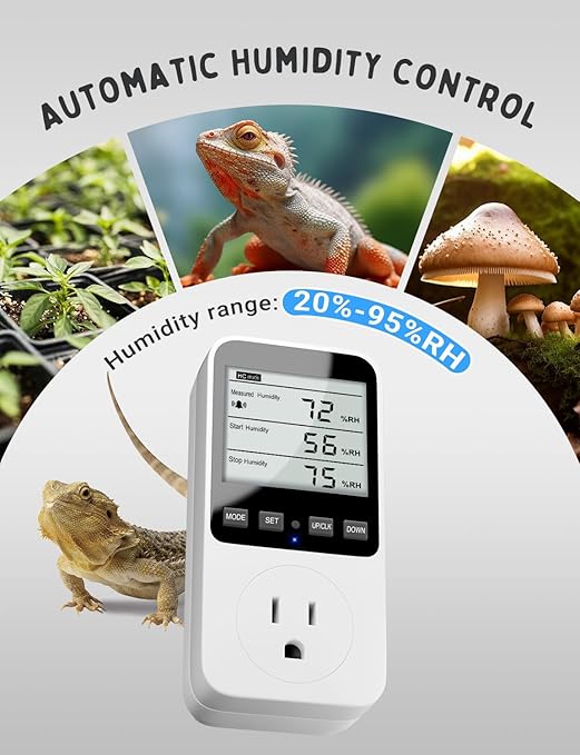 INKBIRDPLUS Temperature and Humidity Controller, Temperature Humidity Alarms, Ideal for Greenhouses, Reptiles, Incubators, Home Brewin - Image 3