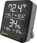 LOCKDOWN Digital Hygrometer with Convenient Design, Backlit Screen and Min/Max Reading for Temp and Humidity Monitoring in Safes, Rooms, Cases and Cabinets by Lockdown