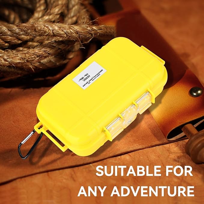 Dry Box Outdoor Waterproof Airtight Storage Case Hard Shell Wet Dry Box Carry Box Tackle Organization for Camping, Fishing - Image 7