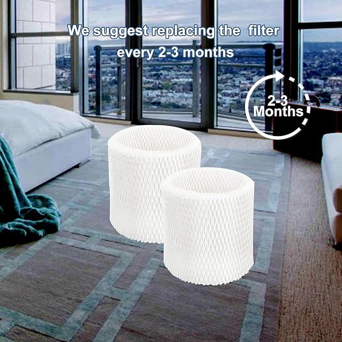 Humidifier Wicking Replacement Filter Compatible with Canopy Bedside Humidifier ONLY, Wood Pulp & Paper Filter,(4 Pack Filters) - Image 3