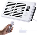 AGPTEK Register Booster Fan for 4 x 10 Register Holes, Quiet Air Vent Fans with 10-Speed, Intelligent Thermostat & Remote Control, Heating Cooling AC Vent Fan for Room Wall Floor Ceiling by AGPTEK
