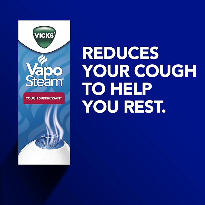 Vicks Warm Steam Vaporizer & Humidifier 1.5 Gallon Tank for Small and Medium Rooms, Night Light, Works with VapoPads and VapoSteam - Image 8