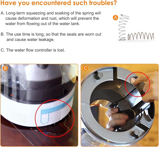 Humidifier Water Tank Plug Compatible with Dyson AM10 Air Humidifier, Water Storage Box Plug Replacement Parts - Image 3