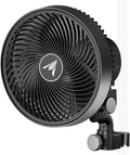 AC Infinity CLOUDRAY S9, Grow Tent Clip Fan 9” with Redesigned Long-Life EC Motor, Custom 10 Dynamic Wind Speeds and 10-Level Oscillation, Weatherproof IP-54, for Hydroponics Circulation Cooling by ACInfinity